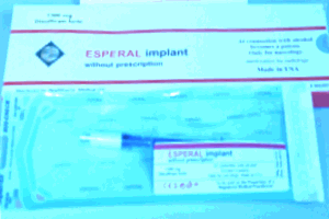 Эспераль для имплантации самый стойкий препарат химической кодировки