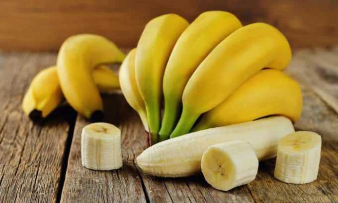 Во время лечения в рацион пациента должны входить бананы