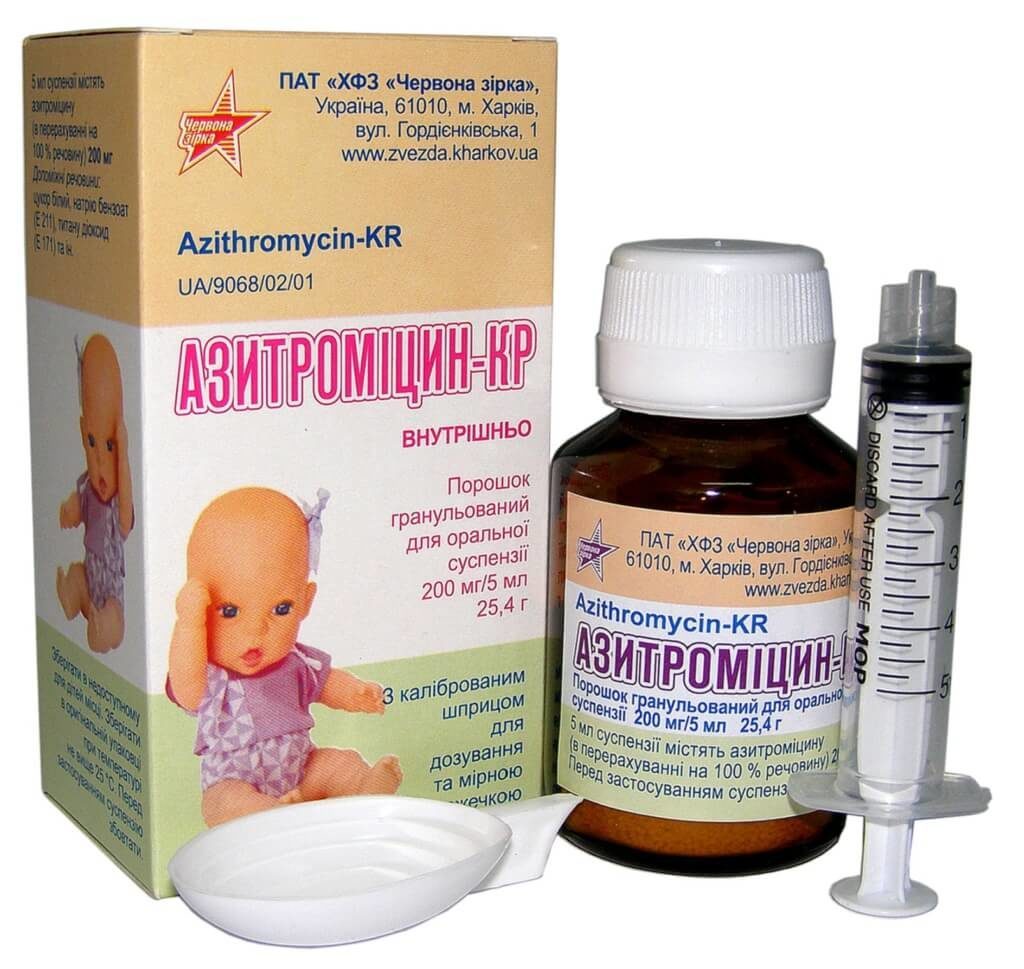 Азитромицин для детей